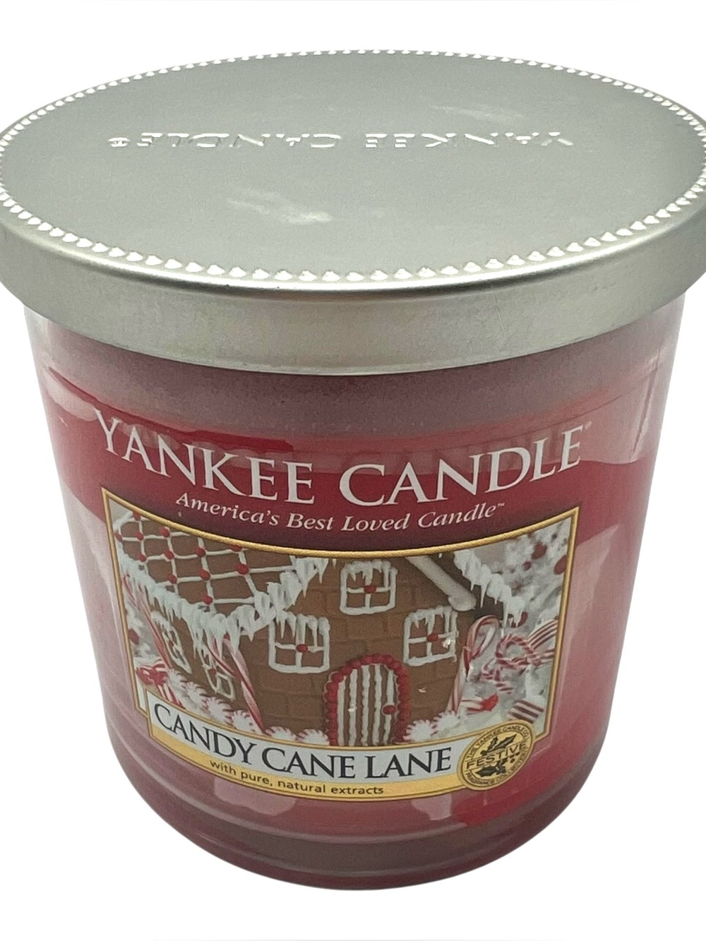 Yankee Candle Candy Cane Lane 7 oz Small Tumbler New Retired Christmas Scent